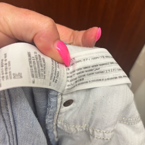 Abercrombie & Fitch Curve Love Ultra High Rise 90s Straight Jeans - Picture 11 of 11